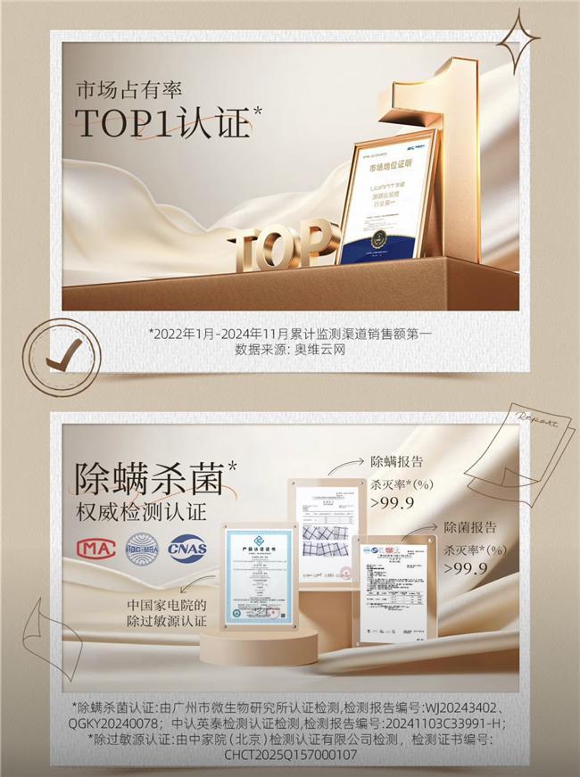 1 品牌：友望凭三大王牌撕碎智商税标签AG真人旗舰厅2025 除螨仪 TOP(图3)